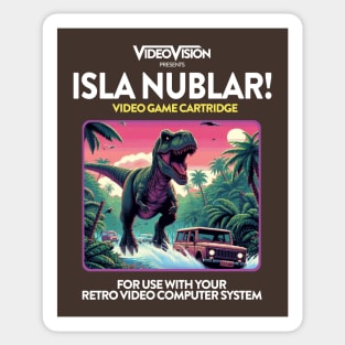 Isla Nublar 80s Game Sticker